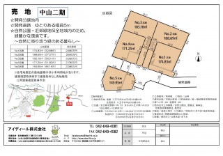 中山2期5区画分譲地の土地販売価格と参考プランが出来ました！