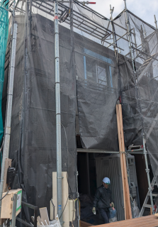 雨跡防止水切り材！