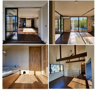 完成現場見学会を開催中の注文住宅で完成時の気密測定が完了しました！