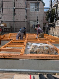 現場まわりをしました