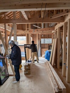 もうすぐ完成です